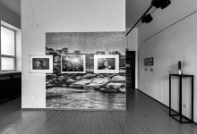 Работы В.Качана на выставке в НЦСИ «Архіў. Прастора паміж…»